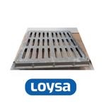 Imagen de Tapa y marco resina reja 20x20 cm peatonal