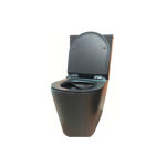 Imagen de Inodoro largo con mochila VIP Negro Mate 70X36.50X83cm