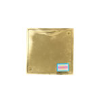 Imagen de Rejilla bronce pulida con base lisa 10x10 cm