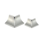 Imagen de Esquinero zócalo sanitario acero inox externo 38mm