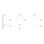 Imagen de Cisterna ecológica con palanca Inplast