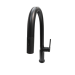 Imagen de Grifería de Cocina Monocomando de mesada Eon Curvo Extensible Negro Mate